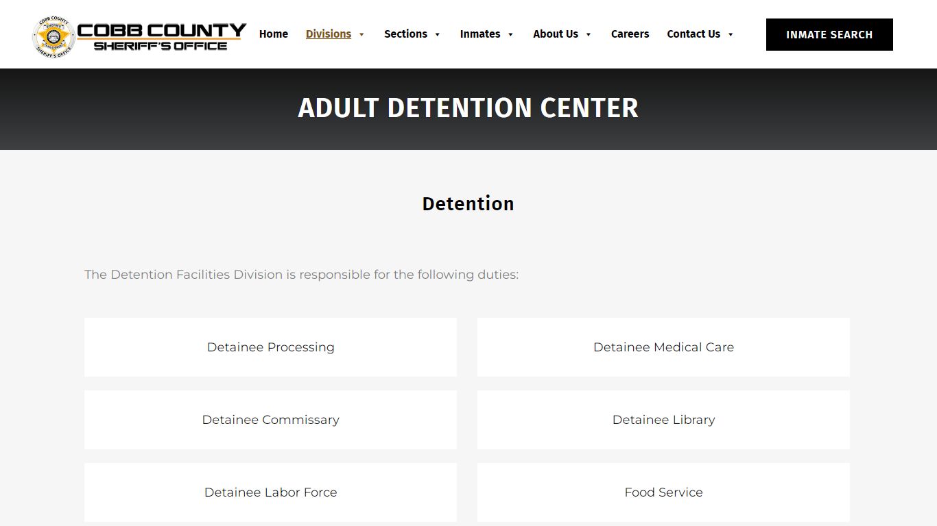 CCSO | Adult Detention Center - Cobb Sheriff