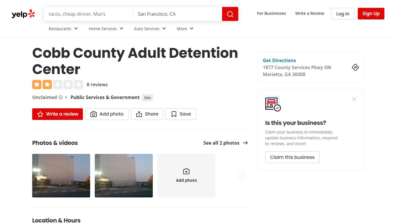 Cobb County Adult Detention Center - Yelp